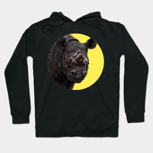 Black rhino Hoodie